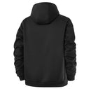 Men's Fleece-Lined and Thickened Winter sherpa Hooded Sports Sweatshirt Cardigan