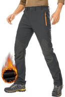Men's Fleece-Lined Waterproof Hiking Pants