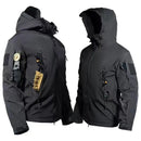 Men's Fleece Tactical Cargo Winter Parka