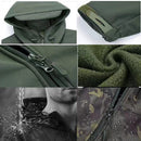 Men's Fleece Tactical Cargo Winter Parka