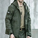Men's Fleece Tactical Cargo Winter Parka