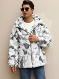 Men's Imitation Fur Camouflage Jacket