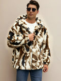 Men's Imitation Fur Camouflage Jacket