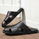 Men's Leather Slide Sandals