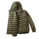 Men's Lightweight Hooded Puffer Winter Coat