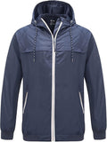 Men's Lightweight Waterproof Windbreaker Jacket
