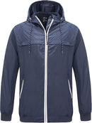 Men's Lightweight Waterproof Windbreaker Jacket