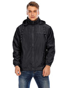 Men's Lightweight Waterproof Windbreaker Jacket
