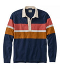 Men's Long-Sleeve Striped Rugby Shirt