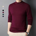 Men's Mock Turtleneck Long-Sleeve Shirt