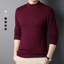 Men's Mock Turtleneck Long-Sleeve Shirt