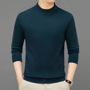 Men's Mock Turtleneck Long-Sleeve Shirt