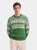 Men's Nordic Fair Isle Crewneck Sweater