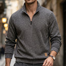 Men's Quarter-Zip Fleece Pullover Sweatshirt