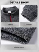 Men's Quarter-Zip Fleece Pullover Sweatshirt