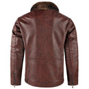 Men's Shearling-Lined Aviator Jacket