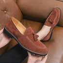 Men's Suede Tassel Loafers