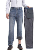 Men's Thermal-Lined Stretch Jeans