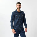 Men's Western Denim Snap Shirt