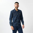 Men's Western Denim Snap Shirt