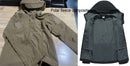 Men's Winter Autumn Softshell Fleece Jackets Windproof Outdoor Fishing Hiking Hu