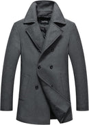 Men's Wool-Blend Pea Coat