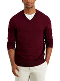 Men's Wool-Blend V-Neck Sweater