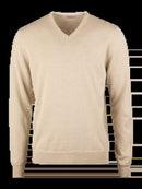 Men's Wool-Blend V-Neck Sweater