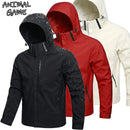 Mens Jacket Waterproof Mens Outdoor Waterproof Jacket Windproof Hoodie Coats Lig
