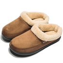 mens-sherpa-lined-memory-foam-slippers