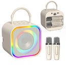 Mini Karaoke Machine with Microphones