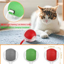 New Cat Interactive Ball Toy Automatic Rolling Ball Faux Tail Rechargeable Smart