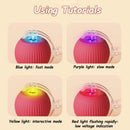 New Cat Interactive Ball Toy Automatic Rolling Ball Faux Tail Rechargeable Smart