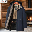 New Winter Parkas Men Jackets Keep Warm Hooded Jackets Winter Coats with Removab