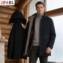 New Winter Parkas Men Jackets Keep Warm Hooded Jackets Winter Coats with Removab