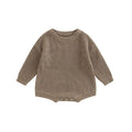 Newborn Baby Knit Long Sleeve Sweater Romper Jumpsuit Autumn Winter