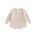 Newborn Baby Knit Long Sleeve Sweater Romper Jumpsuit Autumn Winter
