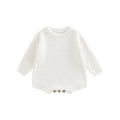 Newborn Baby Knit Long Sleeve Sweater Romper Jumpsuit Autumn Winter