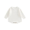 Newborn Baby Knit Long Sleeve Sweater Romper Jumpsuit Autumn Winter