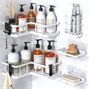 No-Drill Corner Shower Caddy 5-Pack