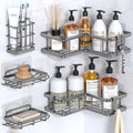 No-Drill Corner Shower Caddy 5-Pack