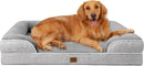Orthopedic Memory Foam Dog Bed with Bolsters