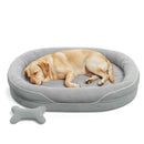 Orthopedic Memory Foam Dog Bed with Bolsters