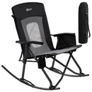 Outdoor Camping Rocking Chair with High Back