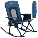 Outdoor Camping Rocking Chair with High Back