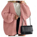 Oversized Open Front Knit Cardigan