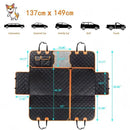 Pet Car Seat Cover Waterproof Dog Car Seat Cover Hammock Scratch Proof Nonslip