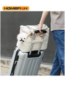 Pet cat dog tote bag, no escape, portable, multifunctional, large capacity, brea