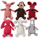 Pet Dog Molar Toy Vent Training Corduroy Monkey Pig Voice Plush Toy Dog Tooth Cl