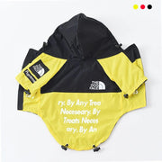 Pet Dog Waterproof Coat Dog Raincoat Reflective Dog Outdoor Clothes Hooded